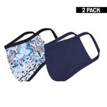 Beeren Mondkapjes Boys Teens Combi 2 Graffiti/Dark Blue | 22904