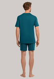 Schiesser Heren Shortama Petrol 173662 | 24004