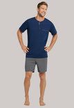 Schiesser Heren Shortama Nachtblauw 173863 | 24302