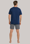 Schiesser Heren Shortama Nachtblauw 173863 | 24302