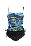 Nickey Nobel Tankini Turquoise/Black 24C-35328 | 23796