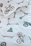 Beddinghouse Kids Dekbedovertrek Wheelers Grey 25057