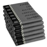 DDDDD Theedoek Ristretto Anthracite 11528