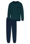 Schiesser Heren Pyjama Green 175675 | 25143