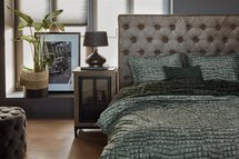Rivièra Maison Dekbedovertrek Croco Green 25240