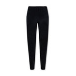 Charlie Choe Dames Velours Broek Zwart F41160-38 | 25178
