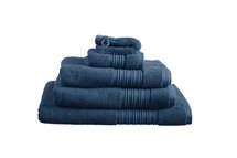 Beddinghouse Badgoed Sheer Uni Dark Blue 25255