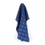 Bunzlau Castle Theedoek Hearts Dark Blue 5316 | 22889