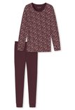 Schiesser Dames Pyjama Wine Red 175568 | 25151