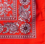 Boeren Zakdoek 59x59 Rood 22133