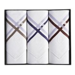 Bugatti Heren Zakdoeken Bug-H23 3-Pack Multi 24218