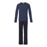 Ten Cate Men Badjas Stripe Blue 32079-1481 | 25278