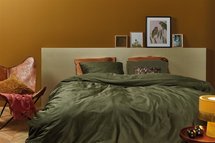 At Home Dekbedovertrek Cosy Corduroy Green 25226