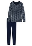 Schiesser Dames Pyjama Dark Blue 175568 | 25144