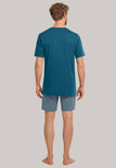 Schiesser Heren Shortama Petrol 173860 | 24006