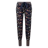 Charlie Choe Dames Broek Bloemen Blauw F411124-38 | 25177