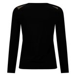 Charlie Choe Dames Shirt Zwart F41156-38 | 25023