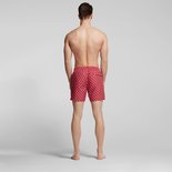 Tweka Men Zwemshort Skip Check Red 10198 | 24556
