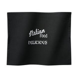 DDDDD Placemat Italian Food Black 24484