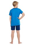 Schiesser Jongens Shortama Blue 173360 | 24009