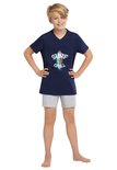 Schiesser Jongens Shortama Darkblue 173371 | 24299