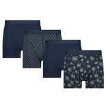 Ten Cate Men Cotton Stretch Shorts 4-pack Navy Classic 32023 | 25382