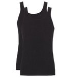 Ten Cate Men Fine Singlet Black Melee 30226 | 18124