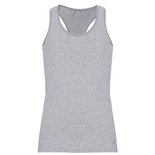 Ten Cate Girls Teens Basic Racerback Shirt Light Grey Melee 30058 | 17557