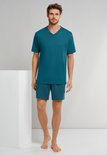 Schiesser Heren Shortama Petrol 173662 | 24004