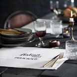 DDDDD Placemat Italian Food White 24483