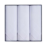 Heren Zakdoeken Jan 3-Pack Wit 13929