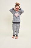 Charlie Choe Meisjes Pyjama Homewear Set Grijs F41030-41 | 25181