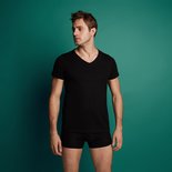 Ten Cate Men Basic V-shirt Black 30870 | 25755