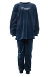 Lunatex Meisjes Pyjama Velours Donkerblauw 14-4035 | 25411