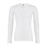 Ten Cate Men Thermo Long Sleeve V-Neck Snow White 30246 | 18228