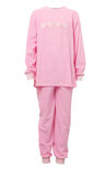 Lunatex Dames Pyjama Badstof Roze 12-4162 | 25409