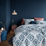 At Home Dekbedovertrek Heavy Navy 24532