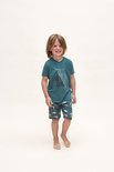 Charlie Choe Jongens Shortama Groen Dieren 26184