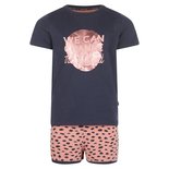 Charlie Choe Meisjes Shortama Blauw 26180