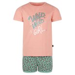 Charlie Choe Meisjes Shortama Roze/Groen 26183