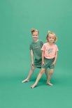 Charlie Choe Meisjes Shortama Roze/Groen 26183