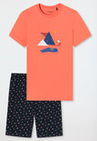 Schiesser Jongens Shortama Papaya 26176