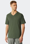 Schiesser Heren Mix & Relax Shirt Khaki 169872-701 | 25912