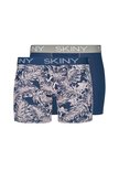 Skiny Men Shorts Tropic Selection 2-Pack Blueiris 080222 | 25889