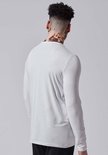 Skiny Heren T-Shirt Lange Mouw White 086913 | 25890