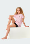 Schiesser Meisjes Shortama Rosa 26244
