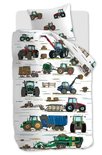 Beddinghouse Kids Dekbedovertrek Tractors Multi 26044