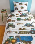 Beddinghouse Kids Dekbedovertrek Tractors Multi 26044