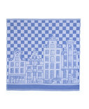 Bunzlau Castle Theedoek Canal Houses Royal Blue 6034 | 25777