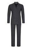 Ringella Men Doorknoop Pyjama Asphalt 1541204 | 24854